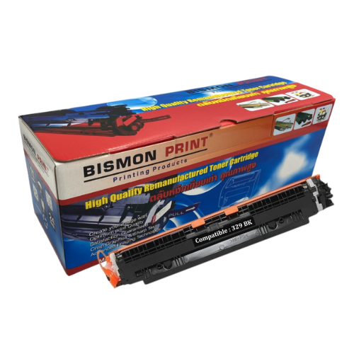 ตลับหมึกเทียบเท่า Toner Cartridge Compatible Canon 329 Black, CRG329 Remanufactured